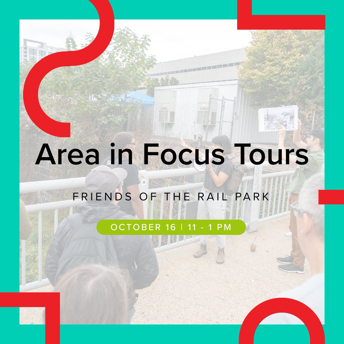 Take advantage of the nice weather while it lasts! Join @TheRailPark for walking tours of the park, focusing on three sections: the Tunnel, the Cut, the Viaduct, and Phase One. Reconnect with nature and each other.

RSVP here! bit.ly/3MjMu72