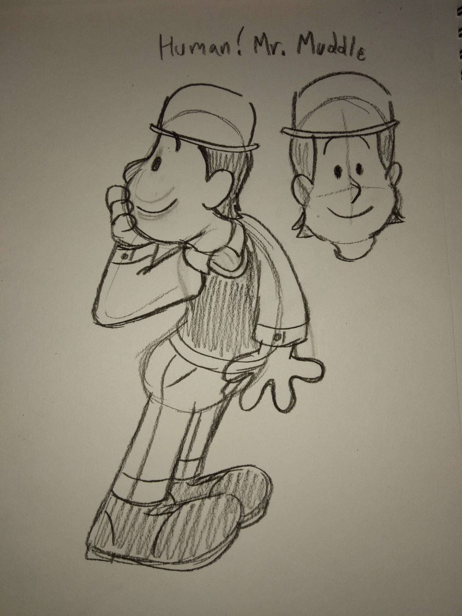MatthewJGrisha1's tweet photo. Two human!Mr. Muddles for comparison: My version vs. Dooble's version.

@doobledabbadoo 

#mrmen #mrmenandlittlemiss #mrmenlittlemiss #mrmuddle #humanization #sketches https://t.co/WqvszYKmrn