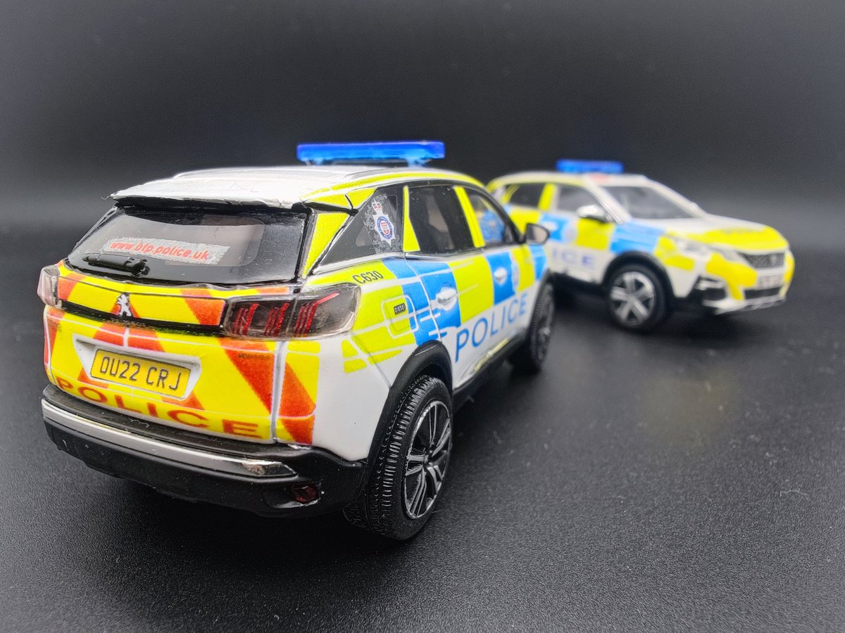 blue_code3's tweet image. 1/43 British Transport Police Peugeot 3008 #C630