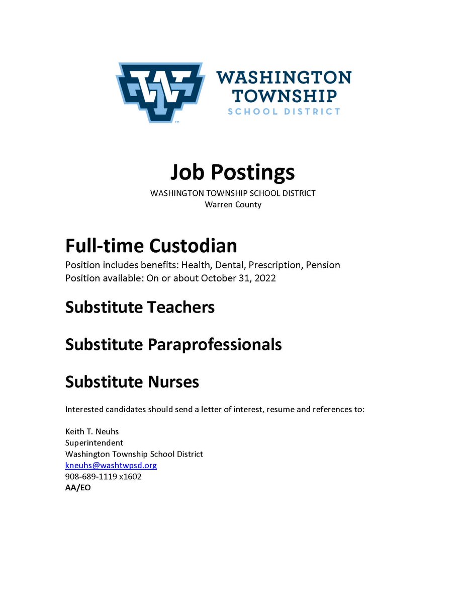 Washington Twp Schools tweet media