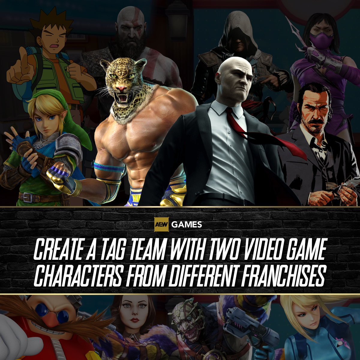 AEWGames's tweet photo. What's the most OP tag team? 💪
#AEWgames https://t.co/UwgHkGBcRm