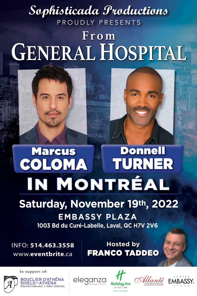 Very excited to be sending <a href="/marcuscoloma/">marcuscoloma</a> and <a href="/donnellturner1/">Donnell Turner</a> to #montreal with <a href="/SophisticadaMTL/">Sophisticada Productions 🎆</a> - get your tickets #Canada fans!!!