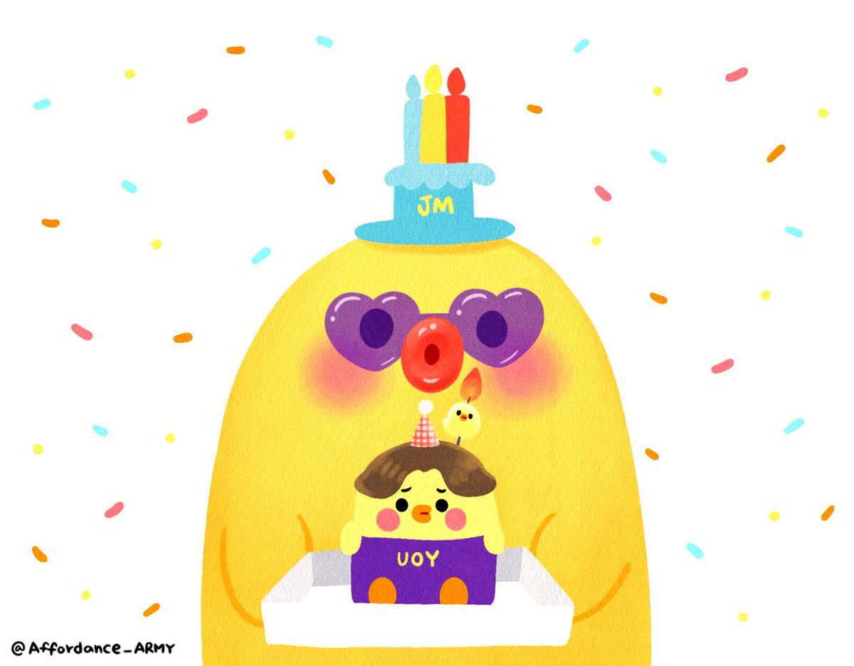 Affordance_ARMY's tweet photo. 🐥🎂🎉 https://t.co/1vUuhtIUNK