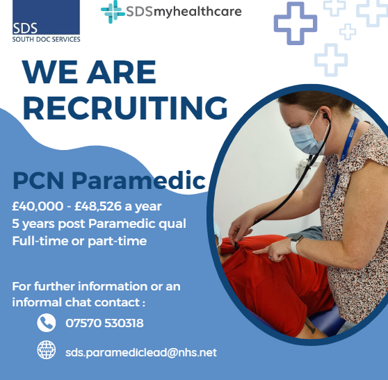 Ambojay's tweet photo. PCN Paramedic vacancies

£40k to £48k
The PCN Paramedic role is the fastest growing additional role in the Birmingham &amp; Solihull region up 544% in last 2 years. 
Closing date is the 14th October 2022

#sds #paramedic #Paramedicjobs https://t.co/Lz1GfmezAW