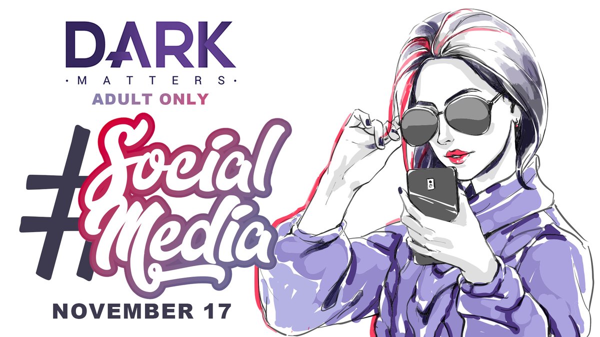 Dark Matters #⃣Social Media takes over Your New Science Centre on Nov. 17! 

Meet experts who invent online experiences, create the technology we use, and design the user experience! 

🌐Info &amp; Tickets: 1l.ink/55GTQGN
Adults only night (18+) 

#yeggers #darkmattersyeg