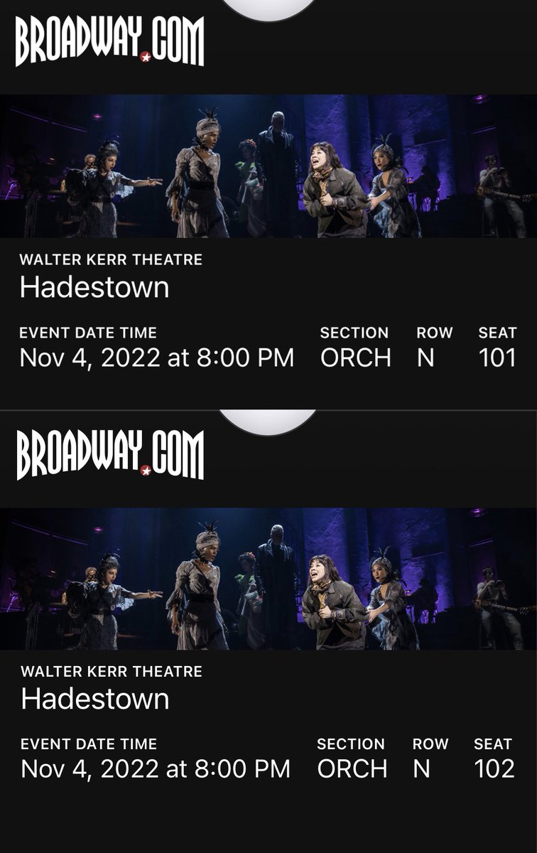 awolfnamedjohn's tweet photo. @seananmcguire No Bucky pic this time, but I thought you’d like to see what a very special lady and I are going to see in a couple weeks. :D You put this show on my radar! :) https://t.co/8CviRN9yLS