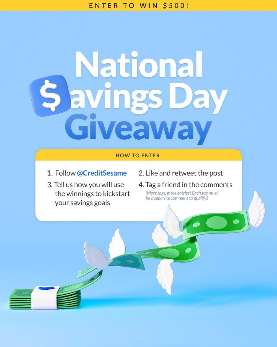 We understand that the months leading up to the end of the year can be expensive, with Halloween, Thanksgiving, and the holidays. What better way to celebrate National Savings Day, with none other than a giveaway!