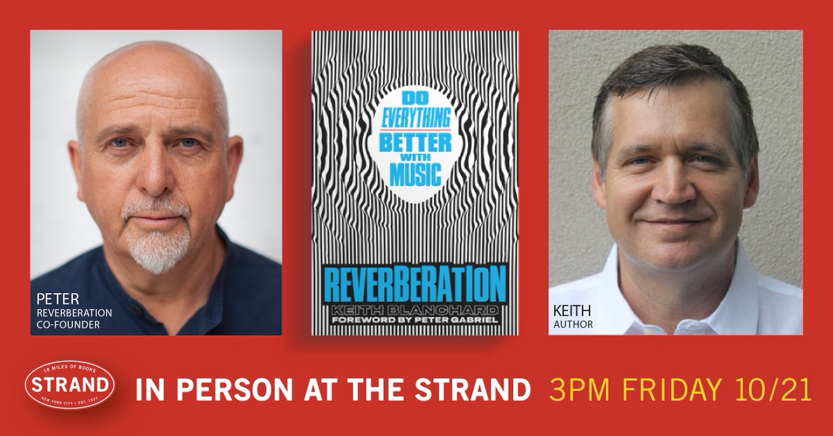 itspetergabriel's tweet photo. Events in New York next week for the launch of EYE-D with @gabrielannamari and for Reverberation with Keith Blanchard. Details👇
https://t.co/67KCzTZSHN

@Rizzoli_Bkstore @NeueHouse @strandbookstore @ACCArtBooks @FotografiskaNY https://t.co/GmwI3nqPUJ