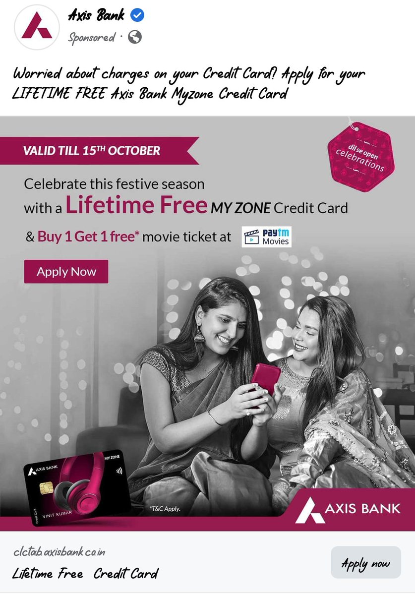 Dear <a href="/AxisBankSupport/">Axis Bank Support</a> I applied my zone Credit card, as per term &amp; condition offer will be end on 15th October, if my application approve after 15th oct, I will be eligible for lifetime free offer??