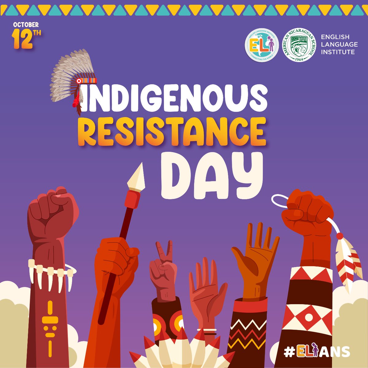 eli_ans's tweet photo. Indigenous Resistance  Day! We commemorate the resistance of our indigenous people in defense of our culture. Pride to our race! 👊✨

#indigenousculture #ELIANS https://t.co/AsVSuHEDWg