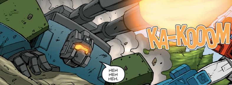 The big red Prime has been more speechless than ever before lately.

Is his 'wisdom' ran out after the Matrix's destruction?

Heh heh heh.