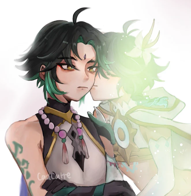 Kissed by the wind#xiaoven #Genshinlmpact 