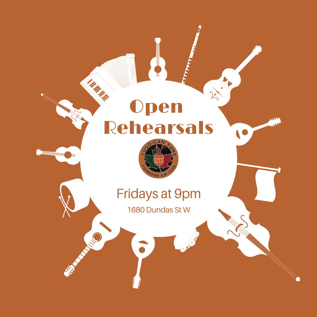 Our weekly rehearsals are running again. Join us on Fridays at 9pm -- all are welcome! 

#MusicInToronto #PortugueseInToronto