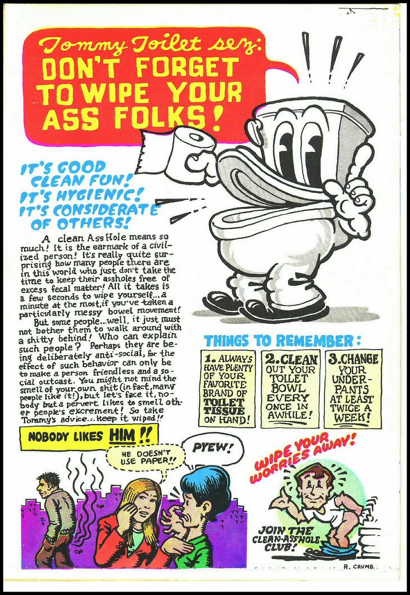 BcnStreet's tweet photo. #RobertCrumb #Comic #UndergroundComic #TommyToilet https://t.co/thHQyovDCM