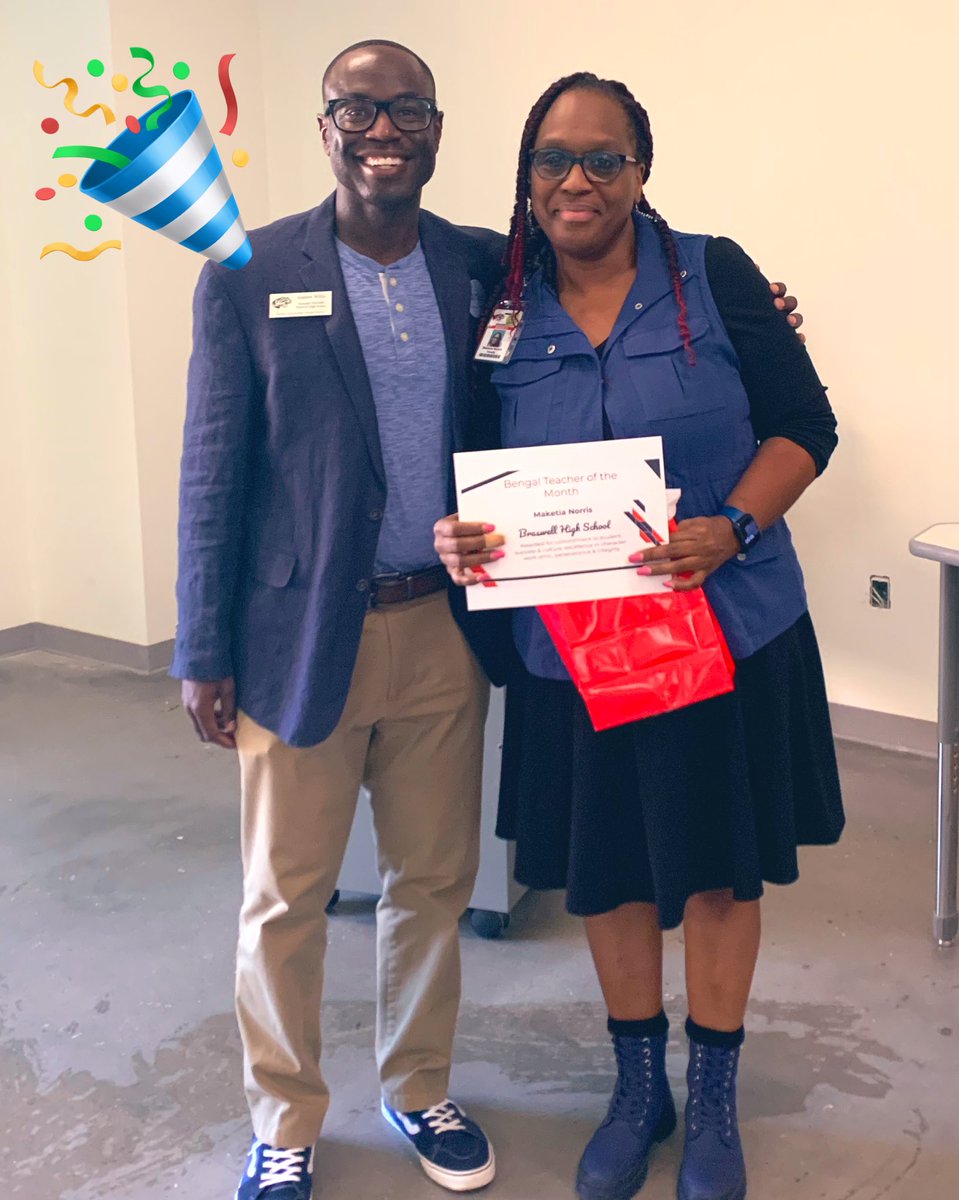 SNashBHS's tweet image. Congratulations 🎊 to Braswell HS Aug/Sept Teacher and Staff Member of the month!! You truly represent what it means to be #builtdifferent Thank you for all that you do for our students everyday! #bengalexcellence @CSOSUAVE17 @WillisKeepIt100 @braswellhs @jsruss68