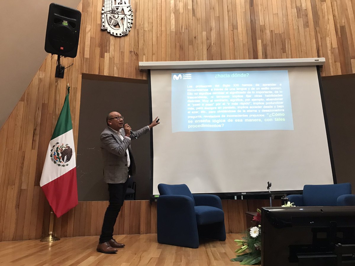 monicatorresib's tweet photo. Gozando la ponencia de @ivanvisionario sobre Creación de Contenidos en Entornos Digitales en el 1er Summit Internacional organizado por @IPN_DFIE @FTelefonicaMX  #ConectaEmpleo  #DFIETeam https://t.co/HL6090SFA2