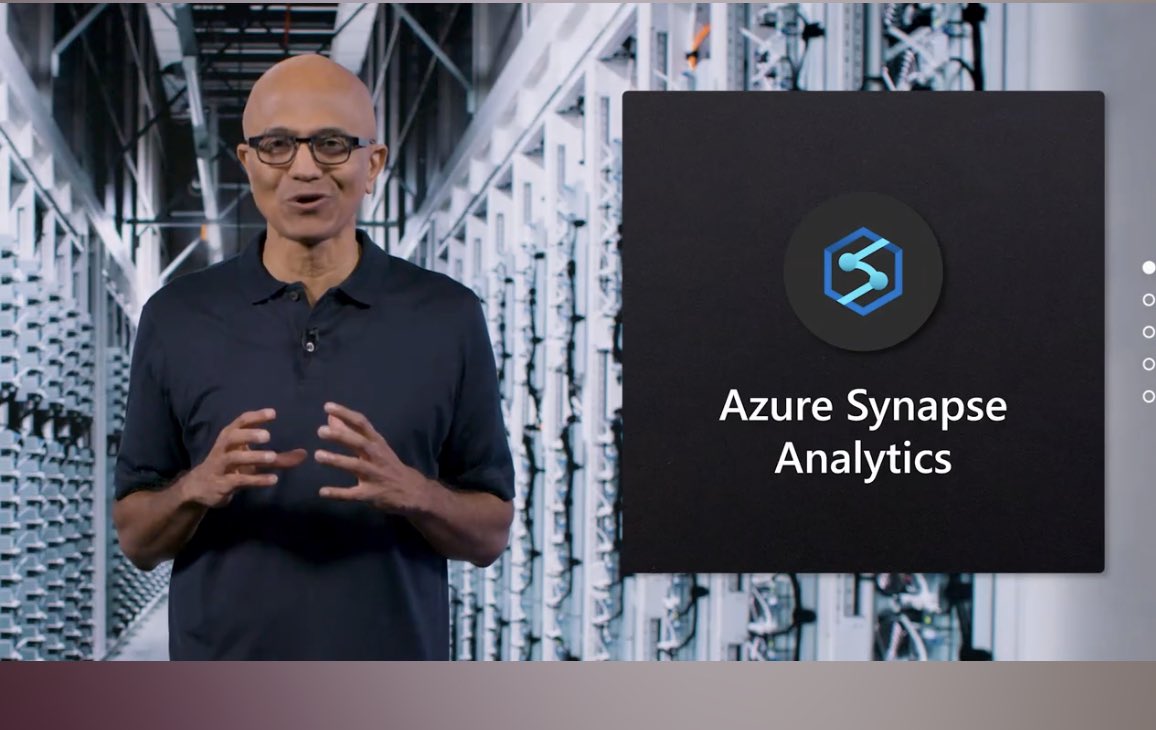 ShbWatson's tweet photo. Yes! #Azure #SynapseAnalytics is in the keynote at #MSIgnite #SynapseInfluencers #IntelligentPlatform https://t.co/l2pH3mNpYi