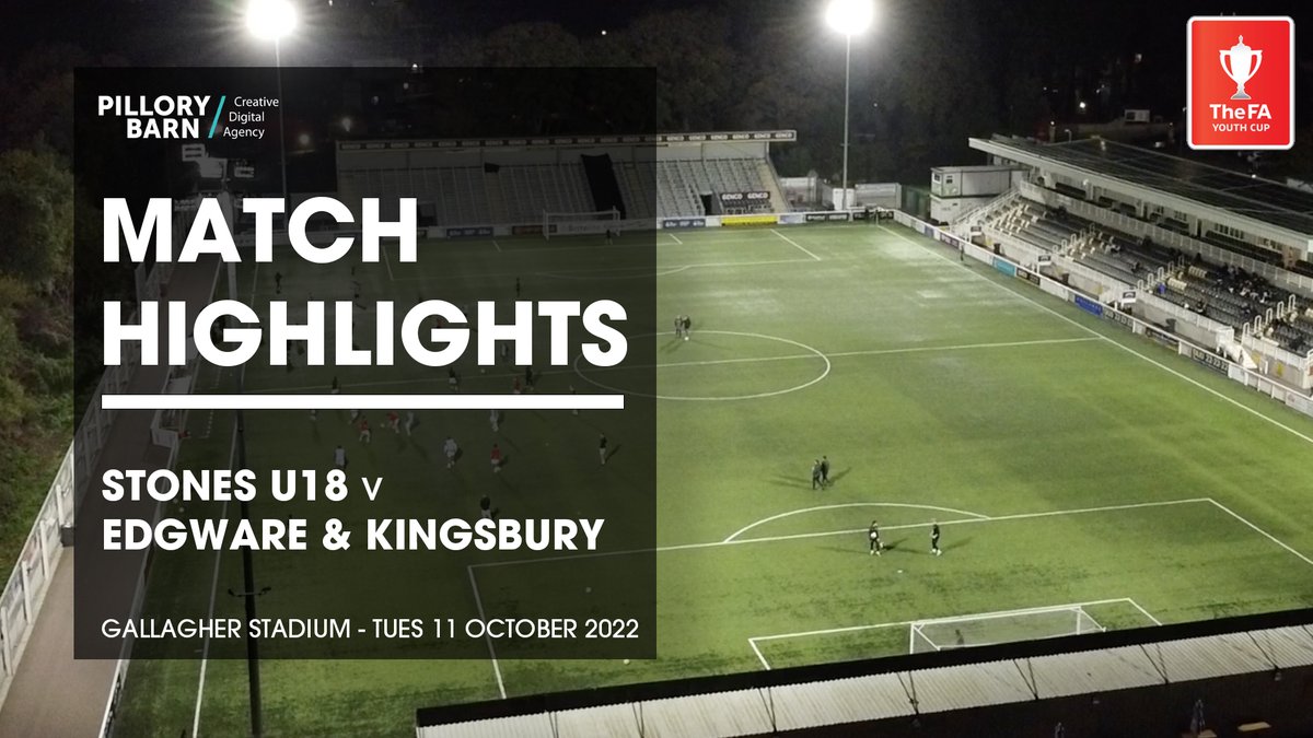 🎥 Highlights from last night's FA Youth Cup match vs @EdgwareFC are now online. You can watch them here: ➡️ bit.ly/3g2ebFy