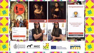 reinherit_'s tweet photo. ReInHerit’s Digital Toolkit including the “Strike a Pose” and “Face Fit” applications presented by @miccunifi at @acmmm2022 ACM Multimedia 2022 International Conference

#ThinkOutOftheBox #MakeItYourOwn #ReInHerit #acmmm2022 #miccunifi #DigitalToolkit #gamification https://t.co/bl2wxNs2sp