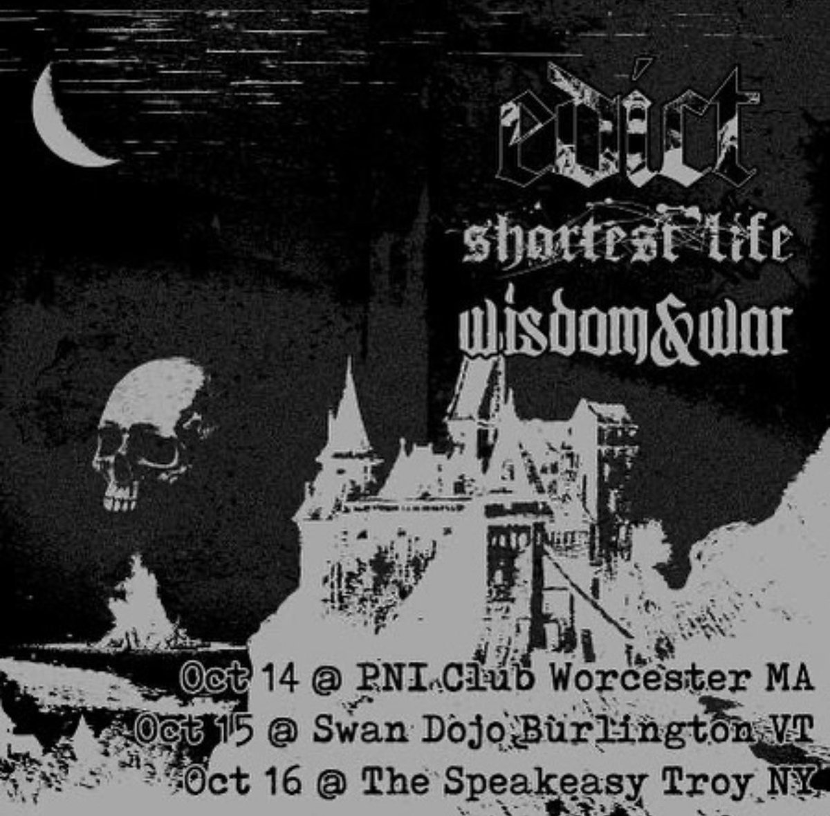 ShortestLife's tweet photo. Y’all are the fuckin best.

We got three shows coming up this weekend in Massachusetts, Vermont, New York. 

Come say what’s up and mosh like a dickhead. https://t.co/EkNRLzK7yx
