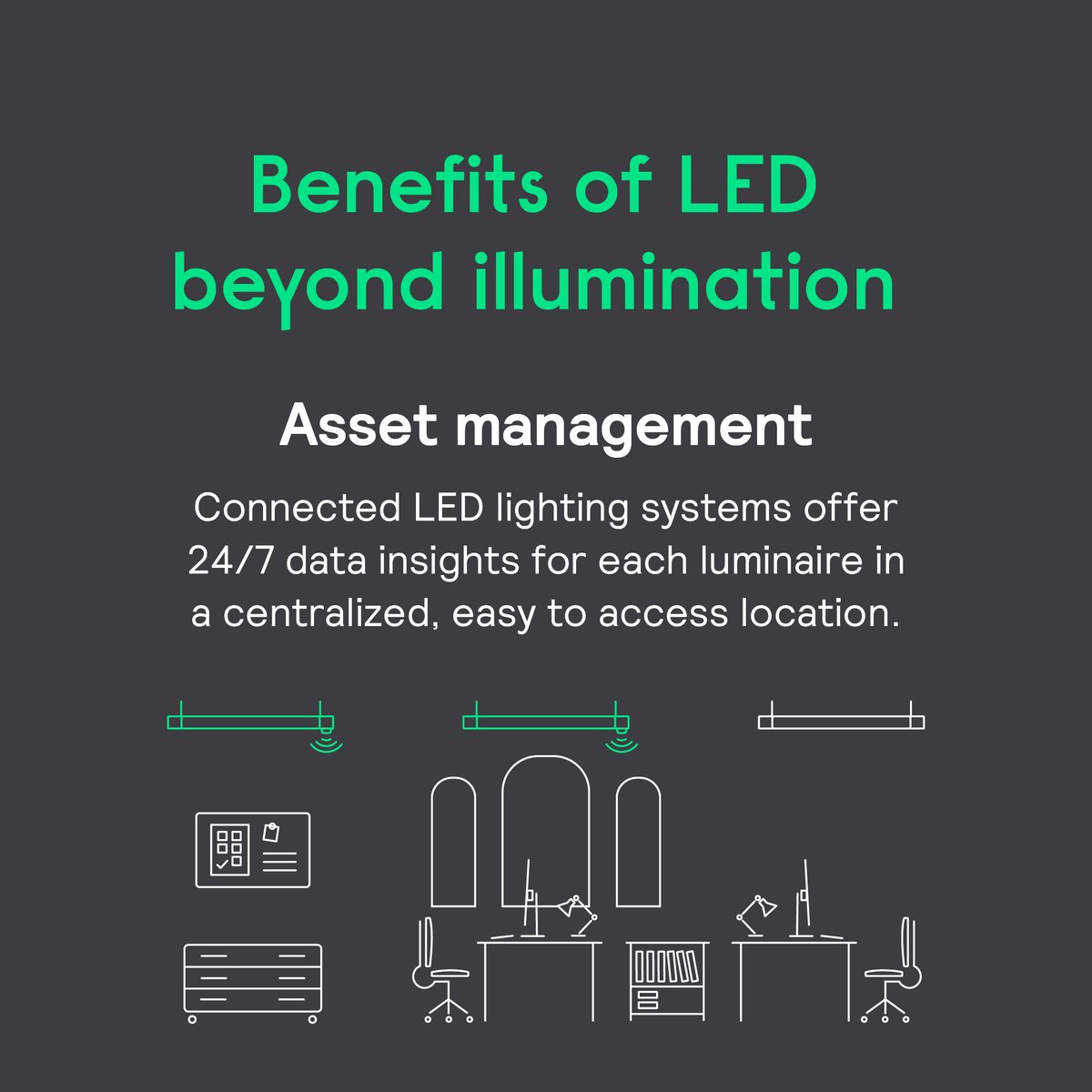SignifyCompany's tweet photo. LED lighting reduces the cost of maintenance while increasing efficiency + LED lighting systems offer 24/7 asset-level management in a centralized and accessible location keeping you alert to individual asset performance - Stay tuned for more #SignifybeyondLED.
#BrightenAmerica https://t.co/WBoRe2d3up