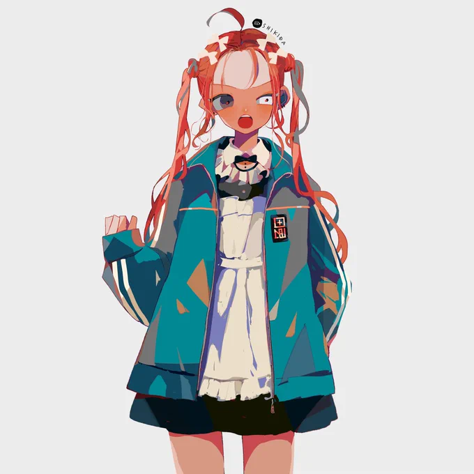 色田のジャージメイドちゃん 