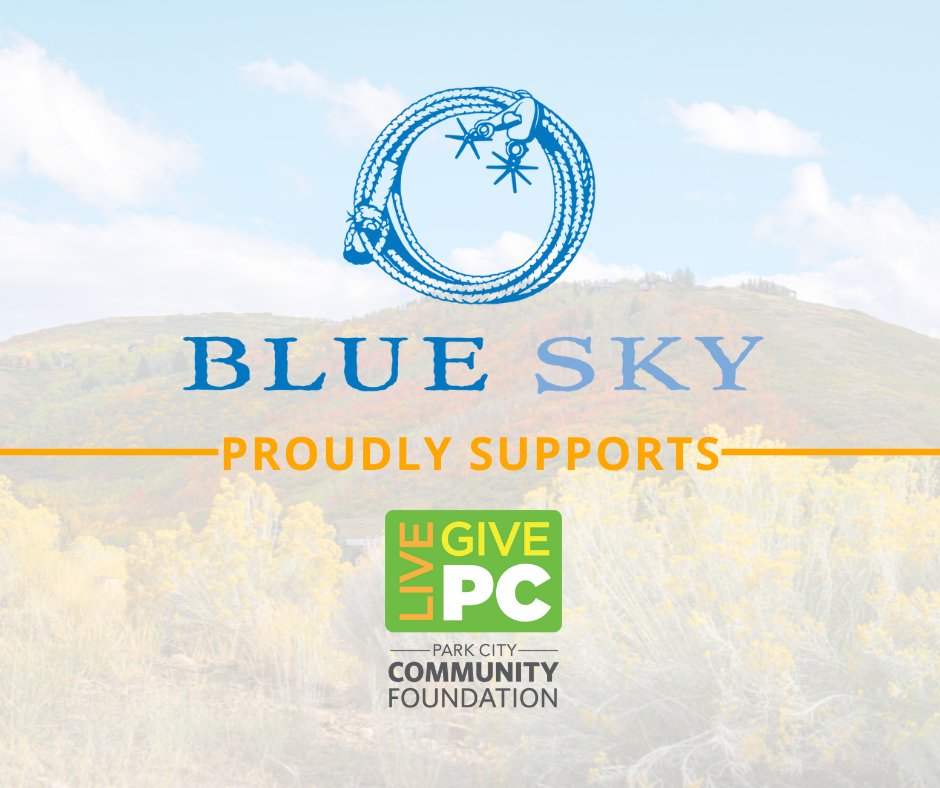 Blue Sky Ranch is a proud sponsor of #LivePCGivePC in 2022. We can't thank them enough for supporting our local nonprofits and Summit County's biggest giving day of the year!

Find out how you can get involved at livepcgivepc.org!