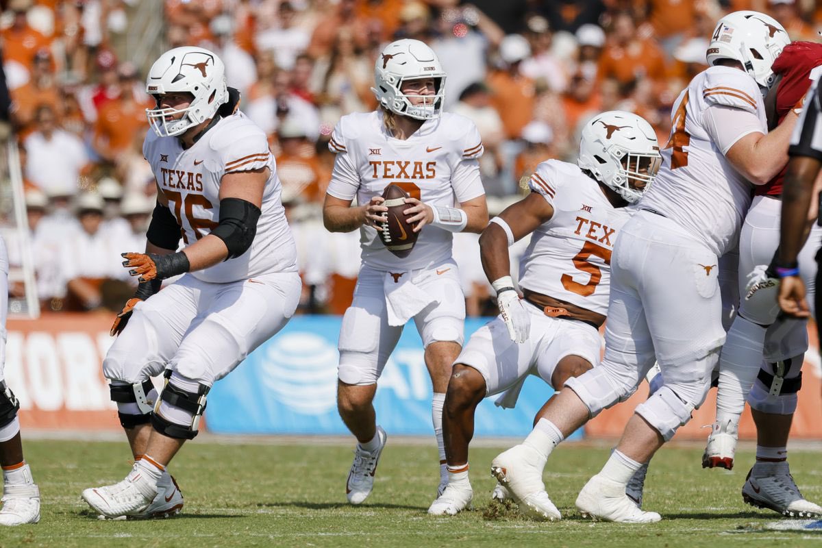 StrongBritt's tweet photo. Conference Realignment Records Update: 

Big Ten:
USC: 6-0
UCLA: 6-0

Big 12:
BYU: 4-2
Cincy: 5-1
Houston: 3-3
UCF: 4-1

SEC: 
OU: 3-3
Texas: 4-2

AAC: 
Charlotte: 1-5
FAU: 2-4
UAB: 3-2
North Texas: 3-3
Rice: 3-2
UTSA: 4-2 https://t.co/X7vrva1pVB
