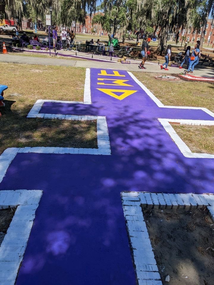 ssucoba's tweet photo. Congratulations to @kappachi_dsp on receiving a plot in the Alexis Circle on campus ! https://t.co/QVd0TDwwAF