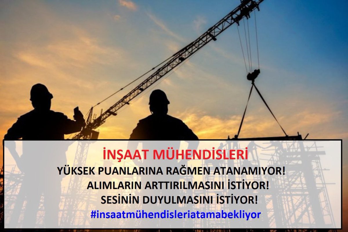 Nişanlıyım evlenemiyorum. Asgari ücrete iş bulamıyorum. Biz bu ülkenin üvey evlatları mıyız? 
#İnşaatMühAğlıyor