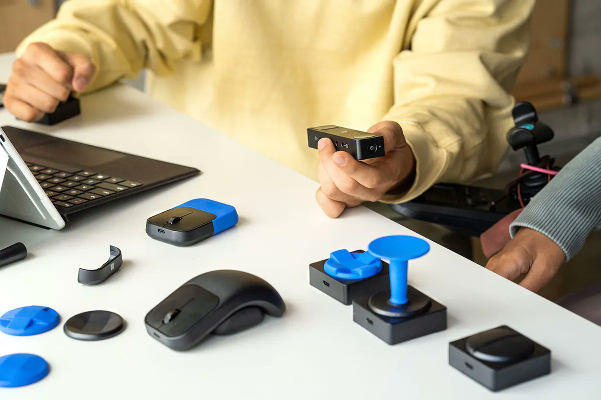 joeyabanks's tweet photo. Microsoft just released a new set of adaptive accessories and system-wide live captions from any audio source to help technology adapt to everyone rather than the other way around. Always so inspired by that team and the consideration for design &amp; accessibility they give. https://t.co/zdIXRyI6PB
