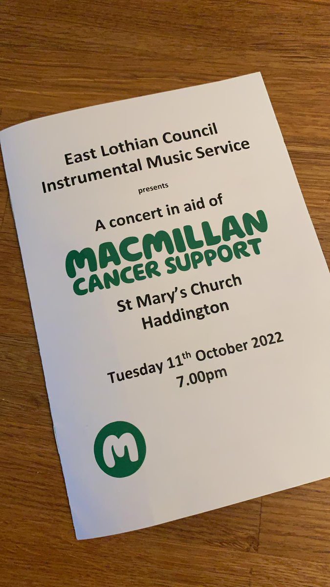 Lovely evening of music last night in aid of Macmillan Cancer Support.  Well done to all involved! You were amazing. We’re sure tonight’s performance will be fantastic too.