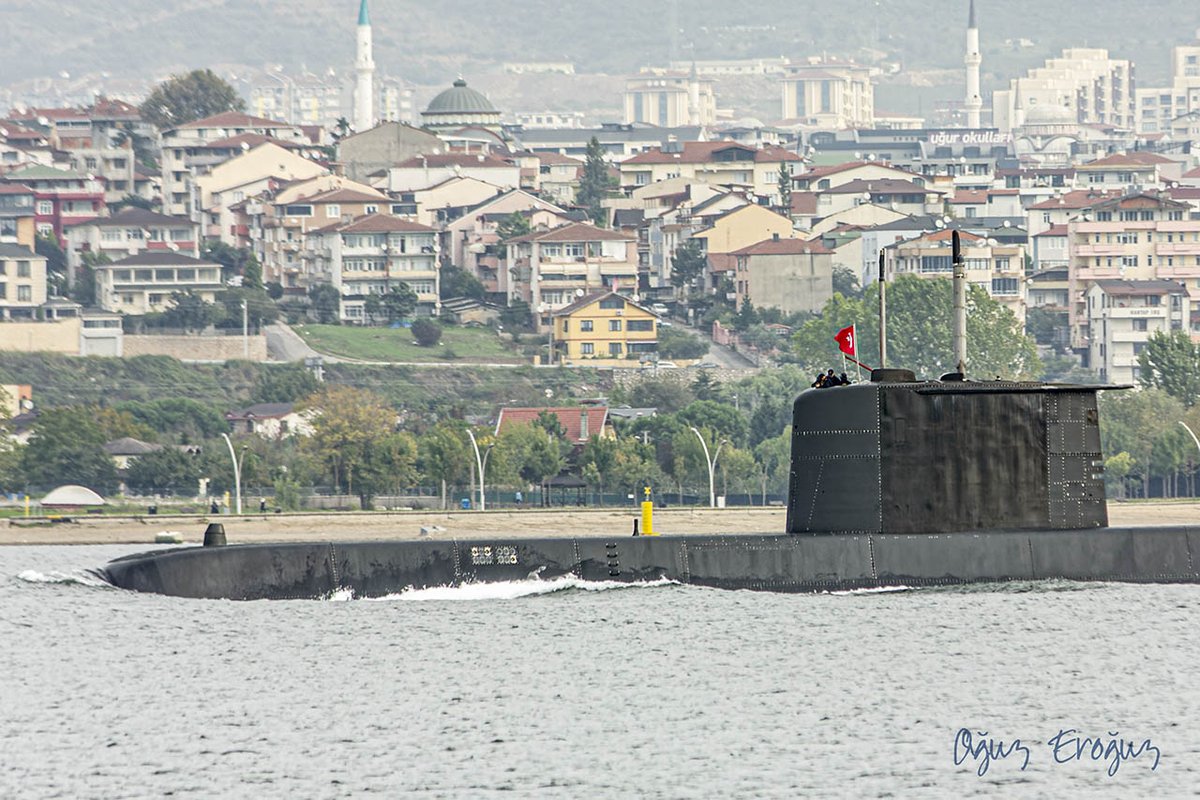 OguzEroguz1's tweet image. #TurkishNavy #PrevezeClass #Type209-1400 #submarine