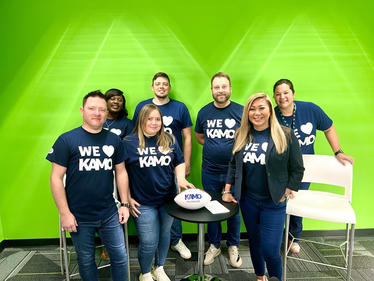 KAMO Town Hall w/our We ♥️KAMO tees😎
 <a href="/KAMOkonnects/">𝐾𝐴𝑀𝑂</a> 
#unmatched 
#behindthescenes 
#WinMOORE