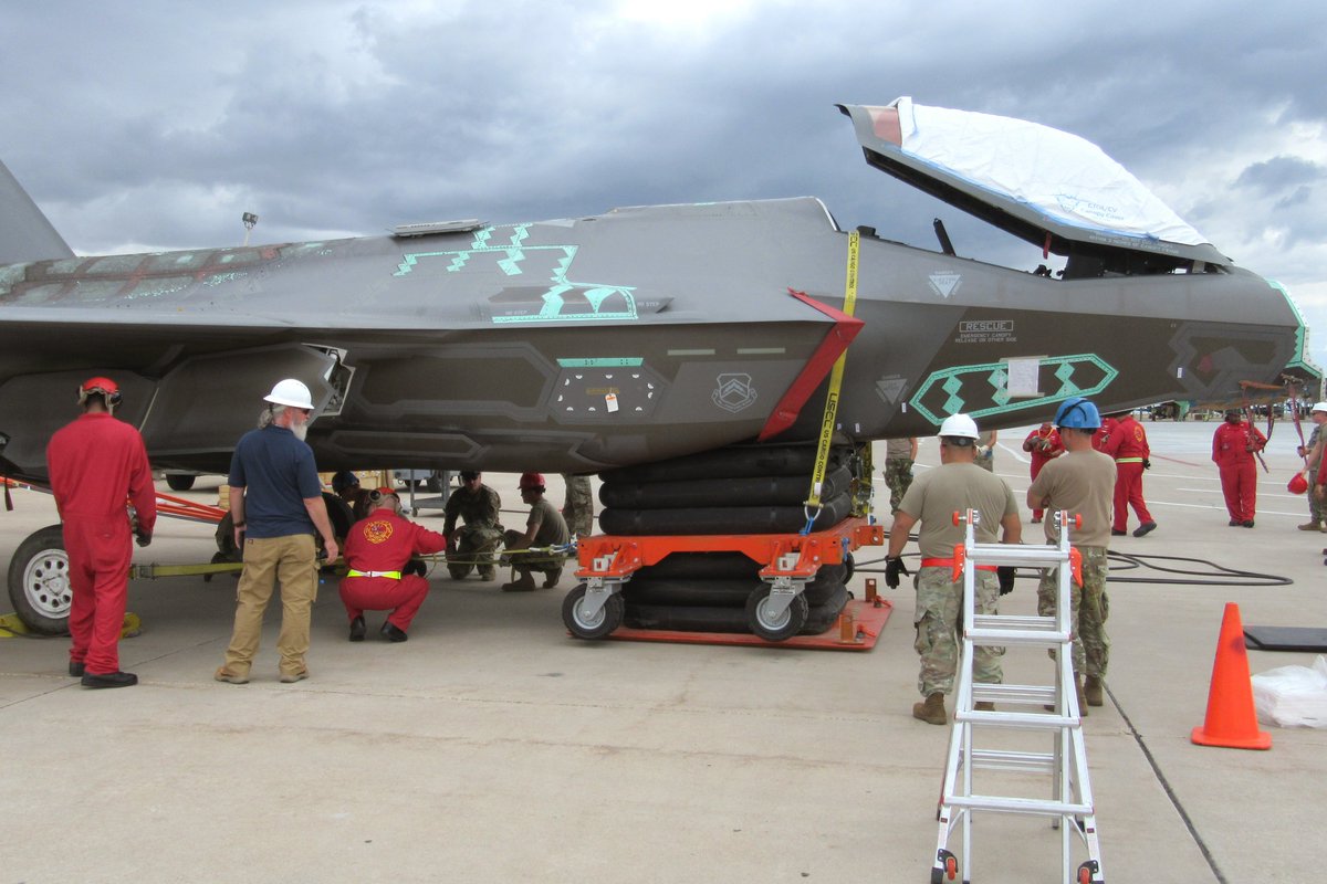 388th Fighter Wing (@388fw) on Twitter photo Our maintainers helped give new life to an old, damaged jet, leading to valuable emergency training at <a href="/HAFB/">Hill Air Force Base</a>. They worked with the <a href="/theF35JPO/">F-35 Lightning II Joint Program Office</a> to develop a five-day course across services and partner nations. #teamwork
388fw.acc.af.mil/News/Article-D… Our maintainers helped give new life to an old, damaged jet, leading to valuable emergency training at <a href="/HAFB/">Hill Air Force Base</a>. They worked with the <a href="/theF35JPO/">F-35 Lightning II Joint Program Office</a> to develop a five-day course across services and partner nations. #teamwork
388fw.acc.af.mil/News/Article-D…