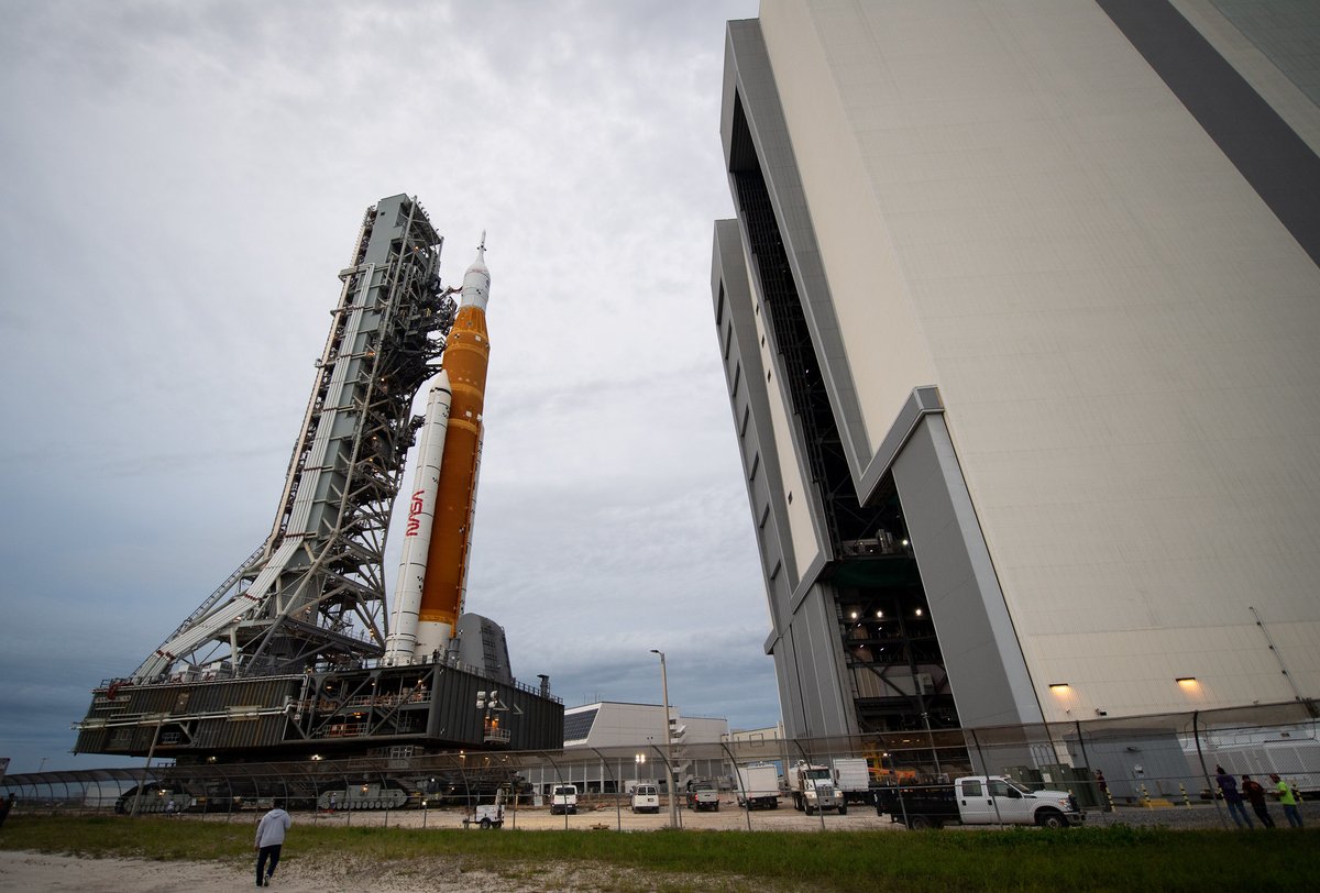 NASA (@nasa) on Twitter photo We are targeting the next launch attempt for the #Artemis I mission to the Moon for Nov. 14.
Teams are on track to roll the <a href="/NASA_SLS/">ARCHIVED: NASA_SLS</a> rocket to the launch pad as early as Nov. 4. go.nasa.gov/3yAEatZ We are targeting the next launch attempt for the #Artemis I mission to the Moon for Nov. 14.
Teams are on track to roll the <a href="/NASA_SLS/">ARCHIVED: NASA_SLS</a> rocket to the launch pad as early as Nov. 4. go.nasa.gov/3yAEatZ