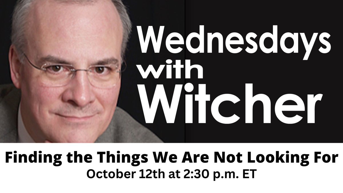 This week's Wednesdays with Witcher session will be all about finding the things you weren't looking for using GPS, FANs, Preponderance of the Evidence, and Researching in 4-D!

Click here to register: acpl.libnet.info/event/7249184
--------
#familyhistorymonth #genealogy