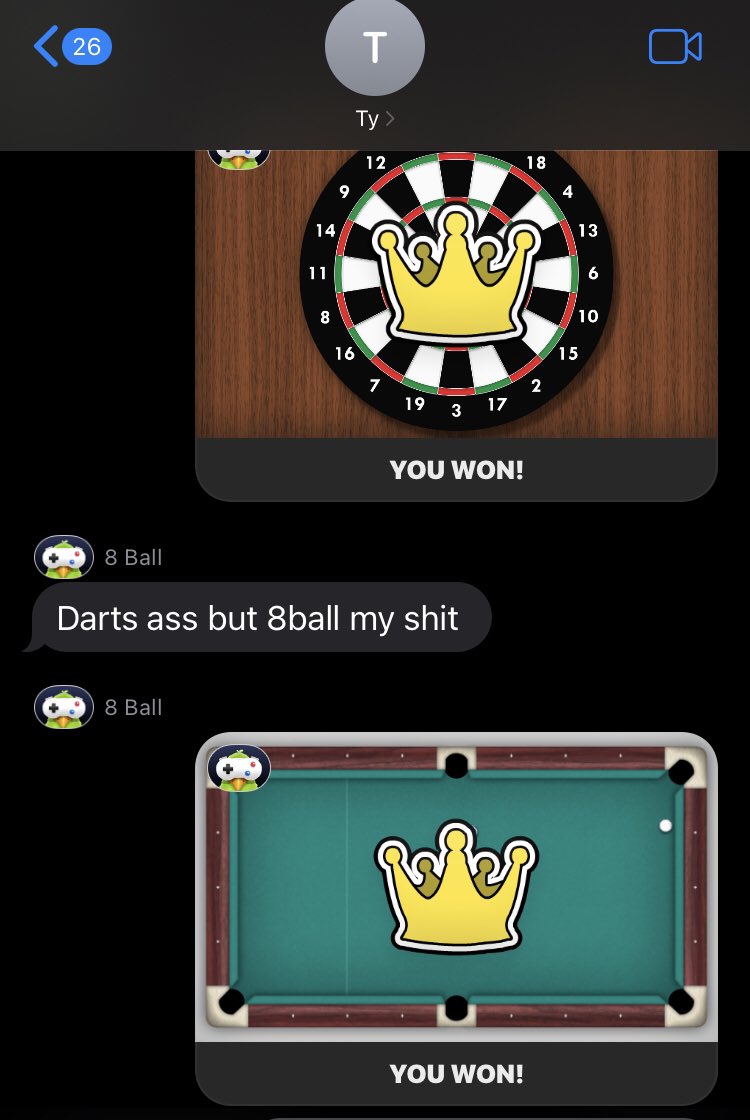 “8 ball is my shit” 🤡😹 <a href="/IttsTyVL/">Sincerely,Ty</a>