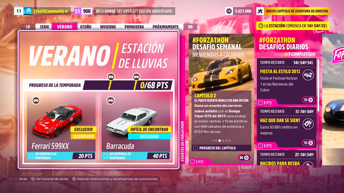 ForzaHorizonEsp's tweet photo. Y arrancamos con la Playlist del Festival de Aniversario, sin duda de las más especiales y significativas.  #10AñosdeFH #10YearsOfFH https://t.co/BZcU173euN
