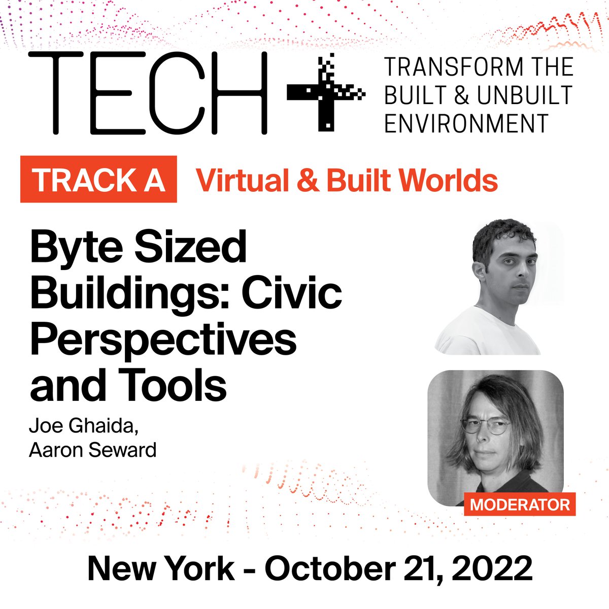 archpaper's tweet photo. Join us in person OR virtually for Tech+ on October, 21st!
Hybrid Event Live in NYC or Join from Anywhere via Zoom
-Registration and Event information:
https://t.co/EI4yPosVoB
.
.
.
.
.
#extraoffice #T2D2 #ThorntonTomasetti #GenX #animatelot #architecture #tech #innovation https://t.co/OCueofwwiK