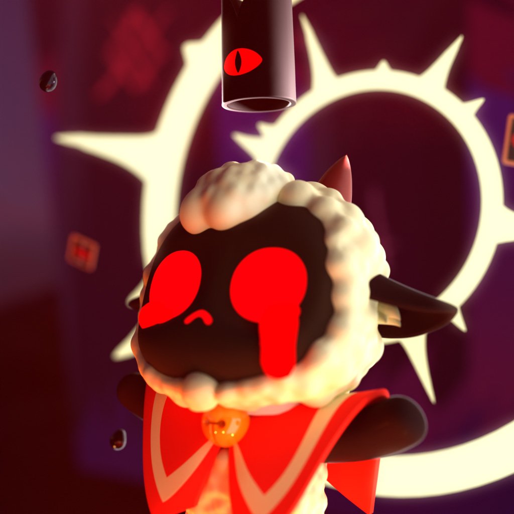 Nitrostormbcn's tweet photo. The Lamb will no longer wait! 🐏👹
Recently played @cultofthelamb and it was great! Loved the aesthetic cute and hellish.
#CultoftheLamb #zbrush #blendercommunity #blender #render #digitalart #b3d https://t.co/GxlBzMlVke