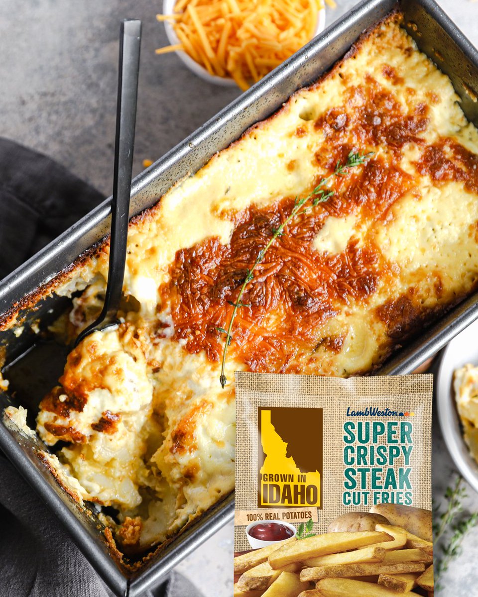 Cheesy ✔️ Comforting ✔️ Delicious ✔️ Get the recipe for our Steak-Cut Fry Gratin: ow.ly/yVNZ50KVfQ7