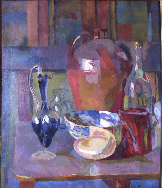 Still Life With Salt Glazed Pitcher 1915 #DuncanGrant