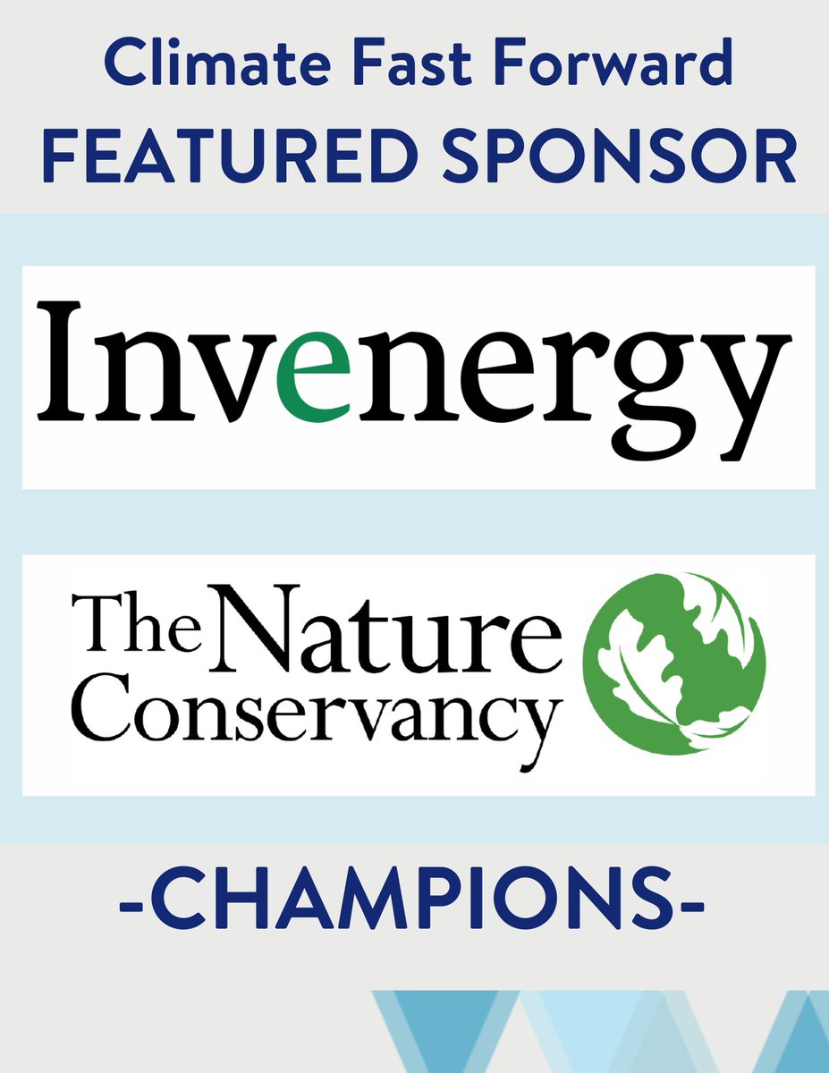 WASAL's tweet photo. Climate Fast Forward Champion-level sponsors @InvenergyLLC  and @nature_org are doing important work on climate change mitigation, and we're excited to welcome them as Champion-level sponsors at #ClimateFastForward. Thank you! https://t.co/JPsWFPUClH