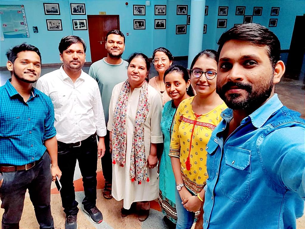 Today our lab senior krishna sir, successfully defended his Ph.D viva voice. Selfie... after viva..