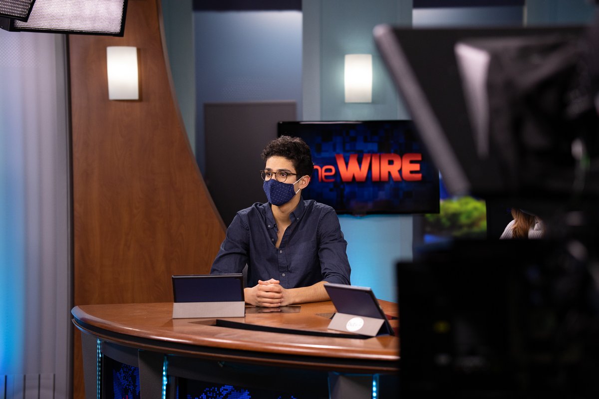 butv10's tweet photo. 📣 Show Spotlight! 📣

Come behind the scenes of @butv10_TheWire! Our crew heads to studio west every morning at 8 o'clock (sharp!) to film breaking news. This team is always #RunningWired (with a little help from the Warren Starbucks, of course).

https://t.co/LoJXM8KOw5 https://t.co/geijk4uRkU