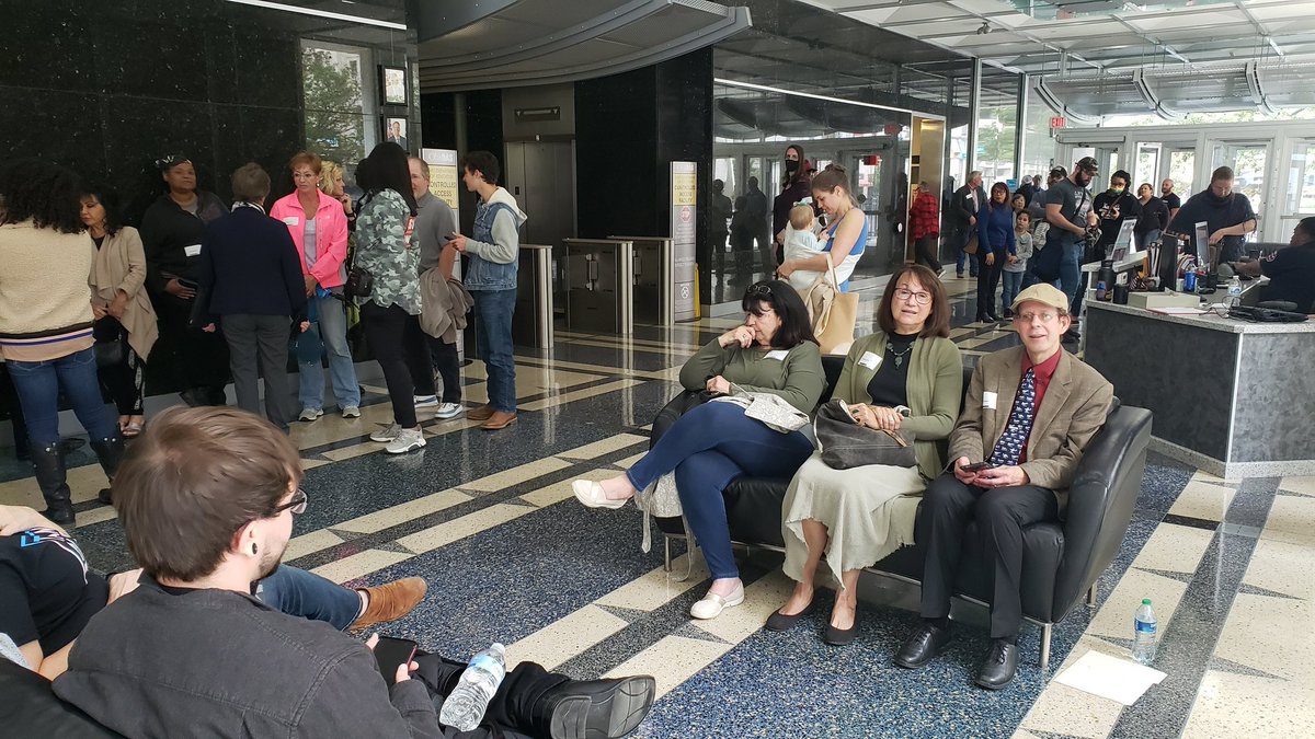 A full waiting room