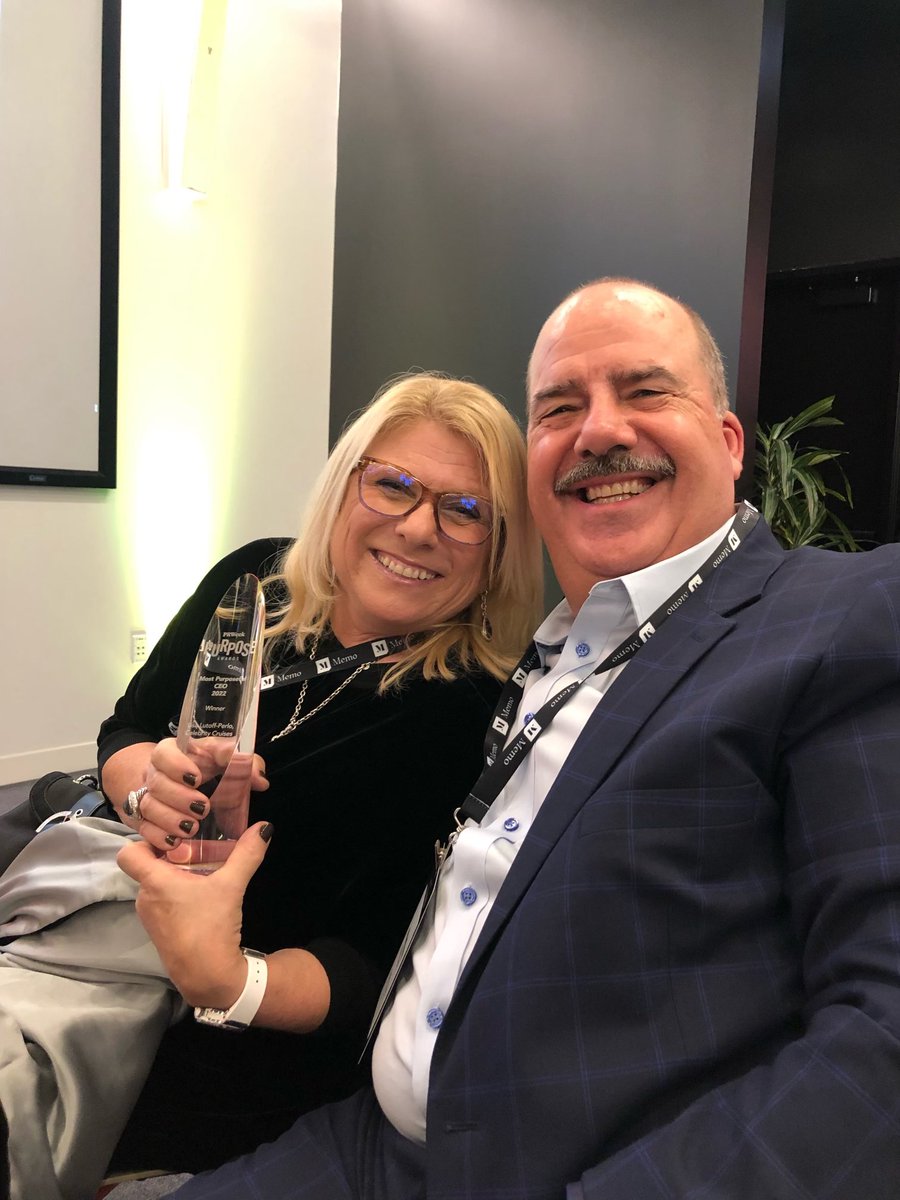 I am honored to have been named Purposeful CEO of the Year at <a href="/PRWeekUS/">PRWeekUS</a>'s Purpose Awards last night! A first-ever win, too, for the travel industry with 40% of the nominees. I'm so humbled to have been selected in the company of so many leading brands and change-makers.