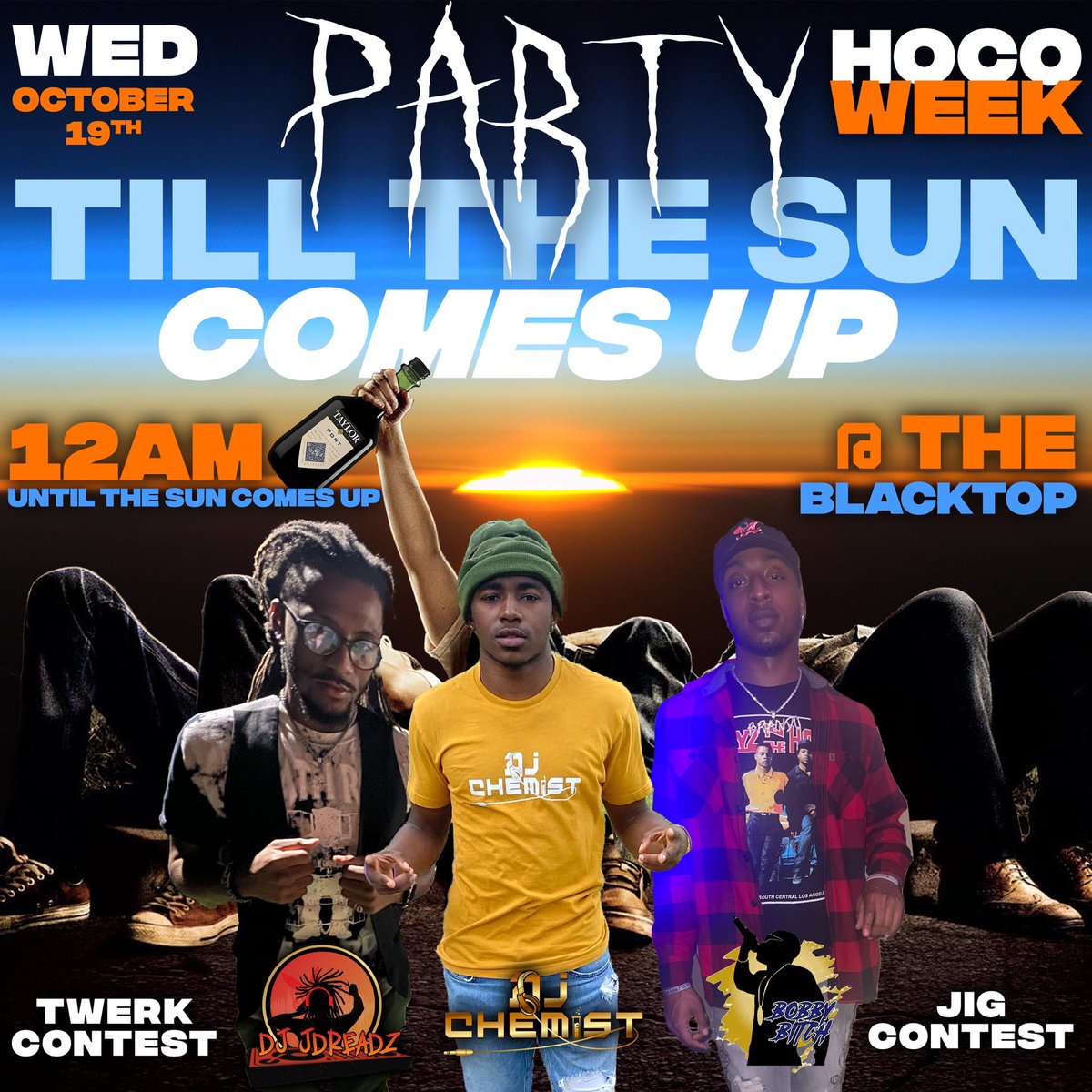 j_dreadz_'s tweet photo. WE OUTSIDE HOE‼️ITS HOMECOMING💜💛 WEDNESDAY OCT 19TH📌 MEET US @ THE BLACKTOP🏀📍PARTY TIL THE SUN COME UP🌤 WE OUTSIDE ALL NIGHT🗣LITTEST HOMECOMING AFTER PARTY❗️FT. DJ CHEMIST 👨🏾‍🔬&amp; DJ J DREADZ 🐰ON VIBE CONTROL &amp; BOBBY BITCH ON THE CROWD CONTROL🎤 https://t.co/H2IRkY56Io