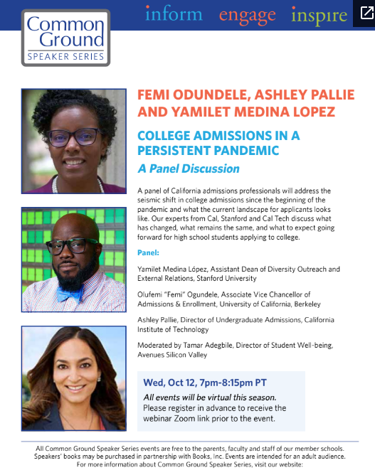 Common Ground Speaker Series tweet media